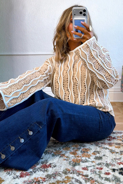 Wavy Days Knit Sweater
