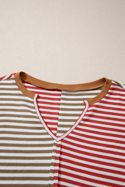Mixed Signals Striped Top