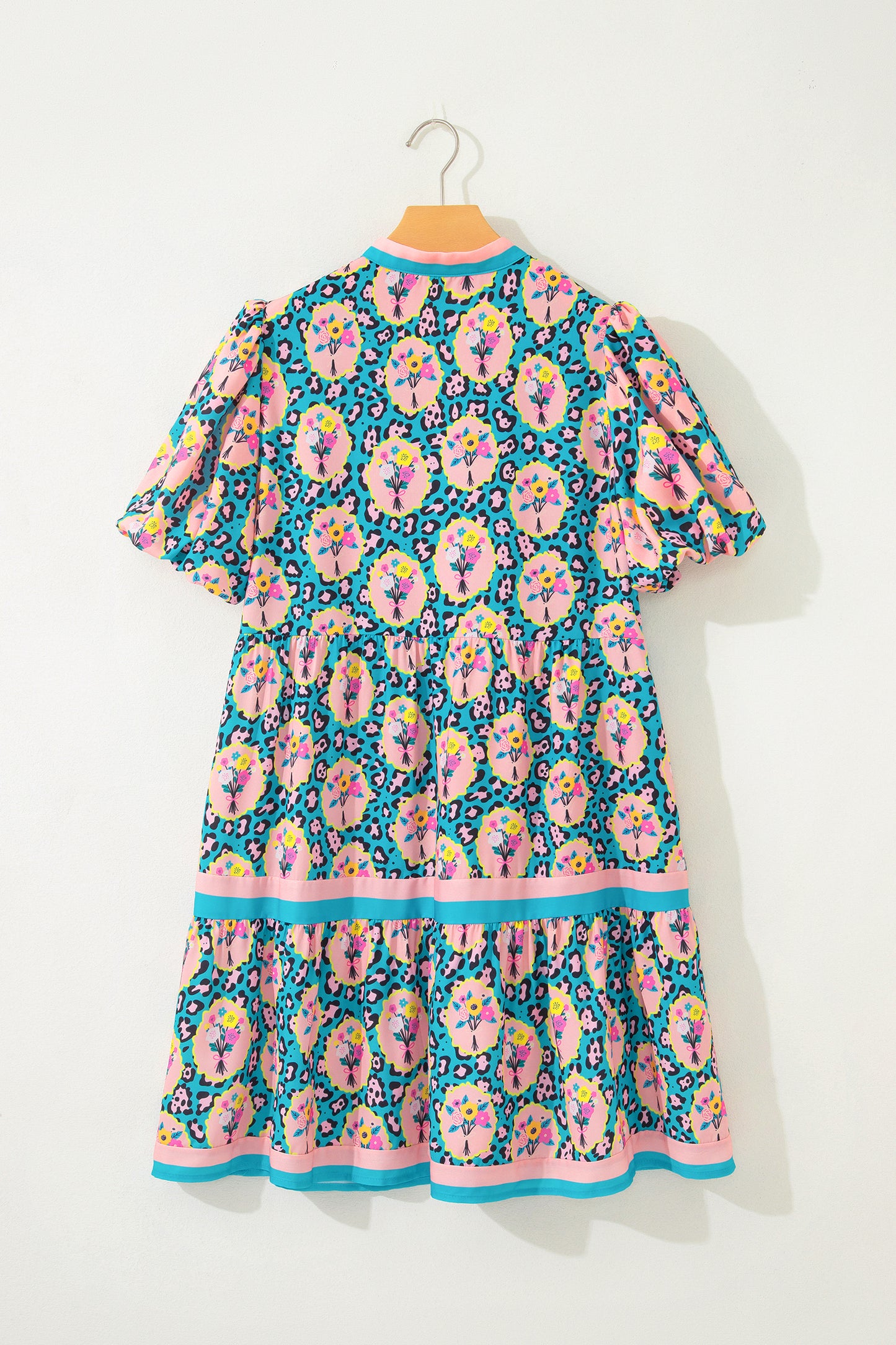Leopard in Bloom Mini Dress