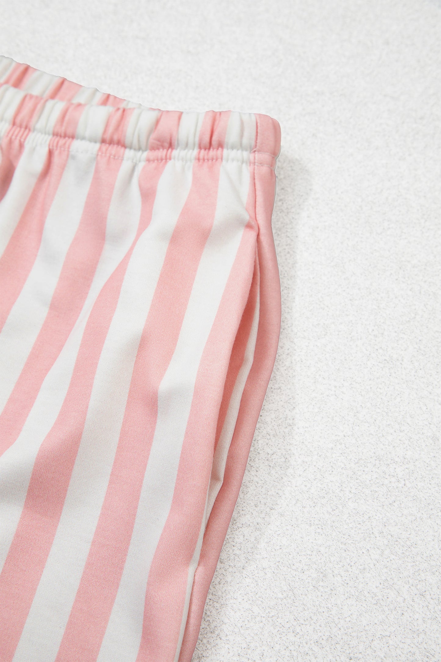 Stripe Expectations Top & Short Set