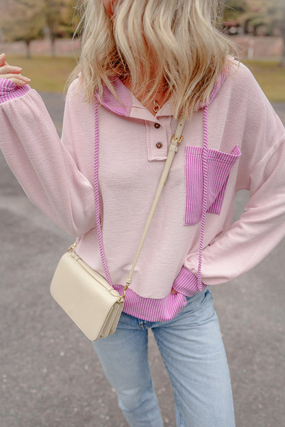 Blush Hour Hooded Top