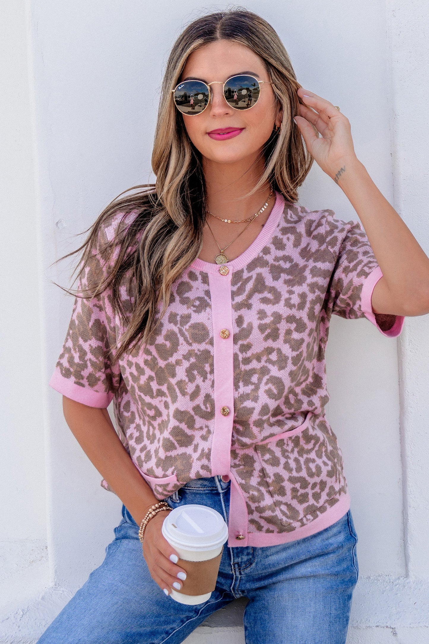 Wild In Pink Knit Top
