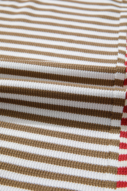 Mixed Signals Striped Top