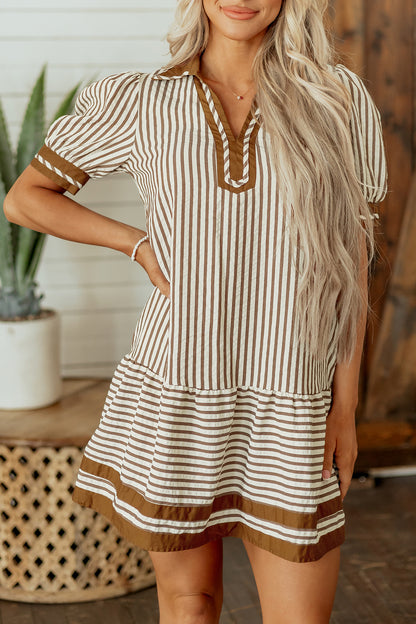 The Latte Lines Mini Dress