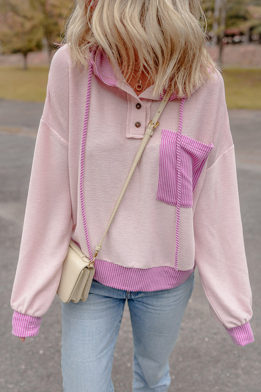 Blush Hour Hooded Top