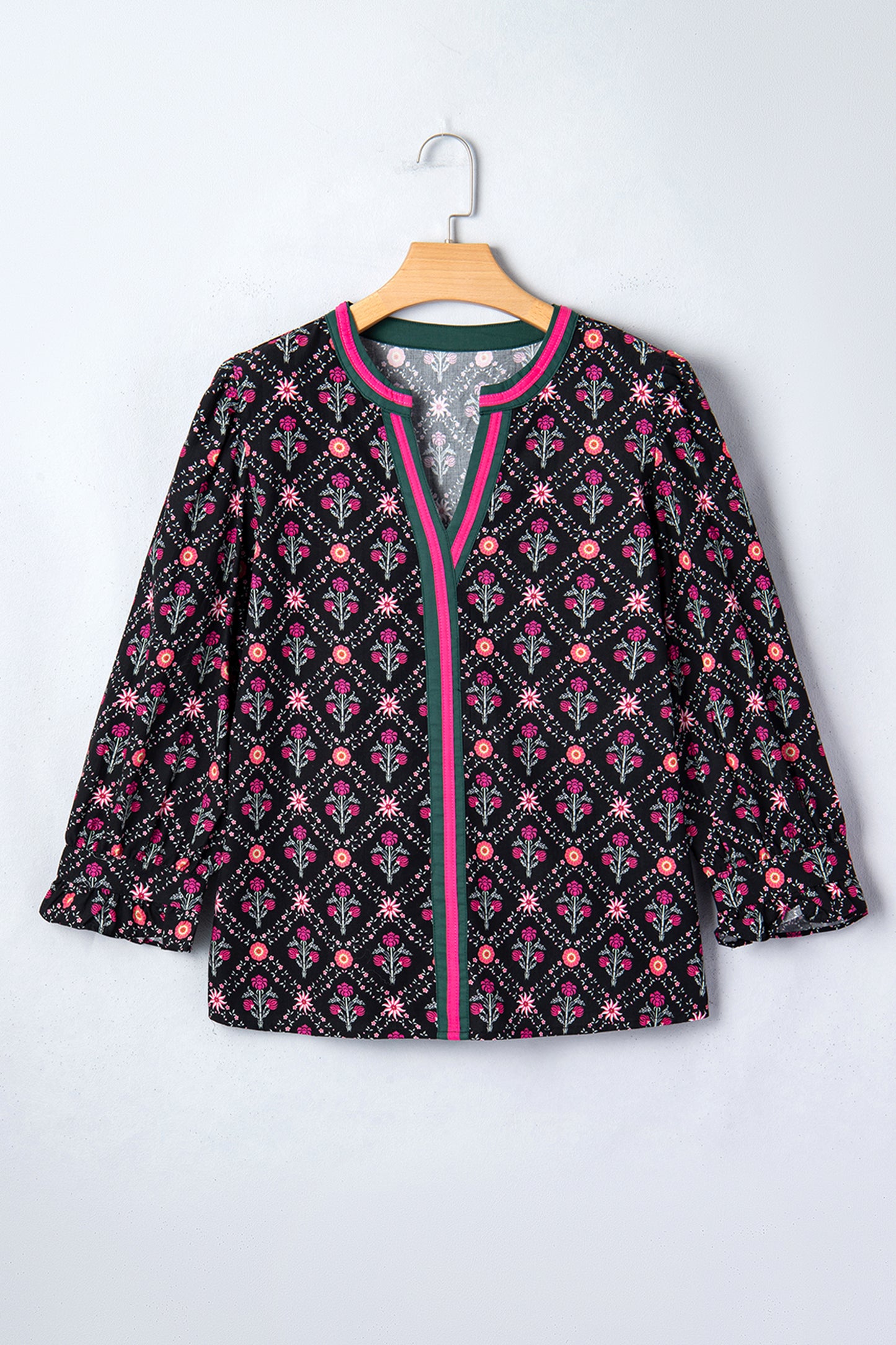Dark Romance Floral Top