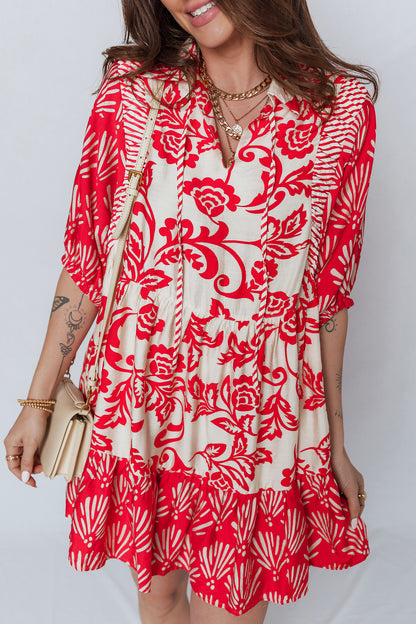 Scarlet Fever Mini Dress