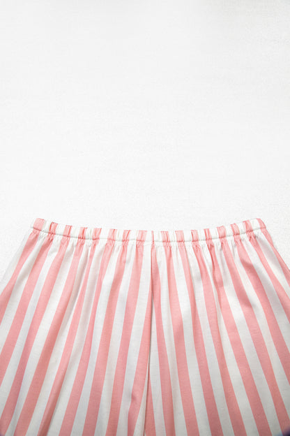 Stripe Expectations Top & Short Set