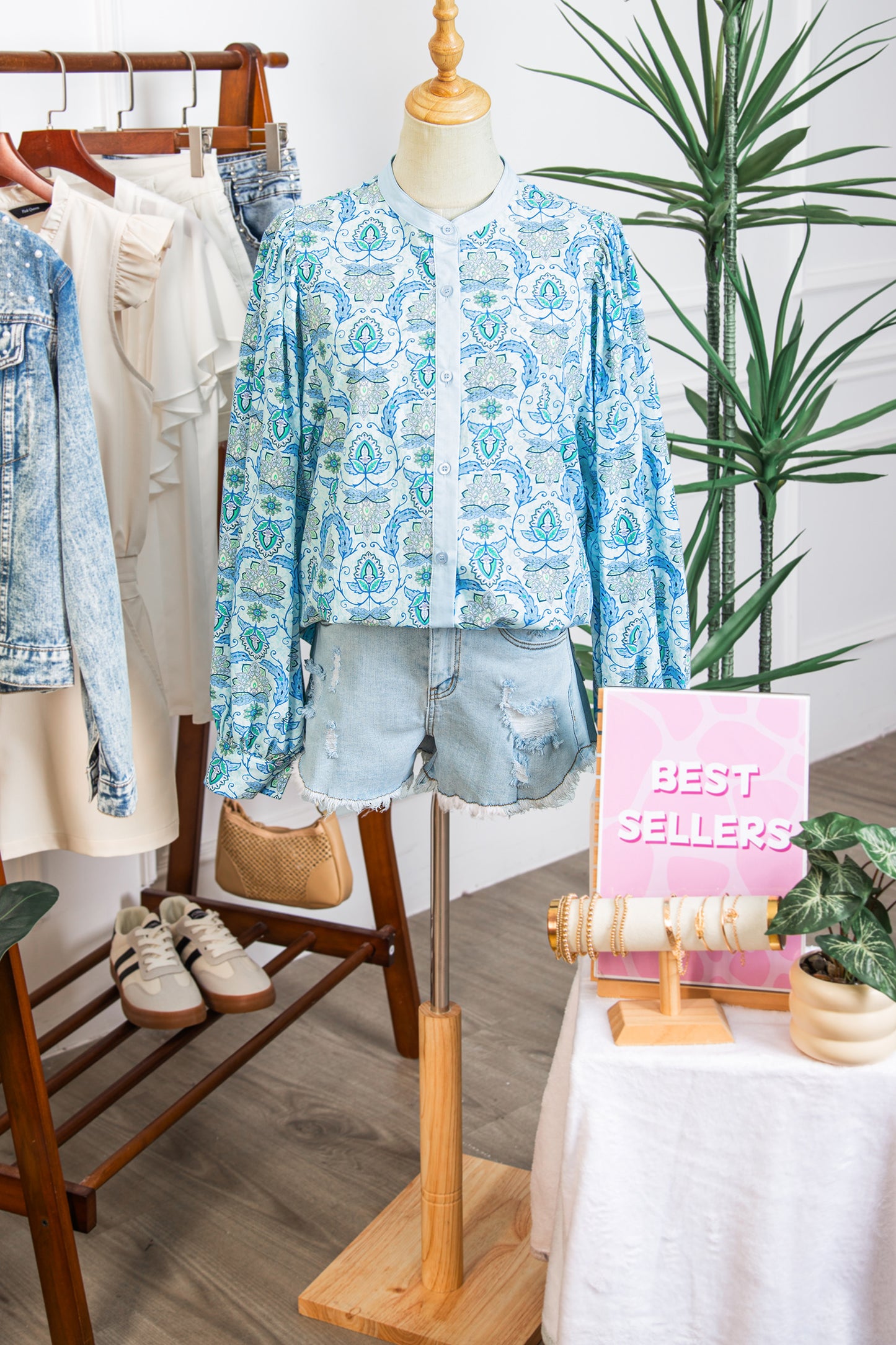 Sweet Paisley Dreams Button Down Top