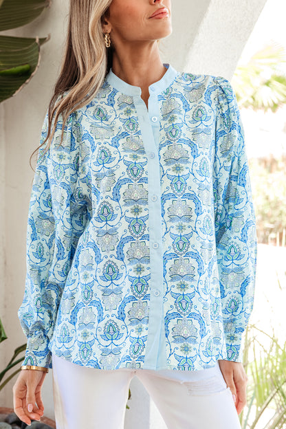 Sweet Paisley Dreams Button Down Top