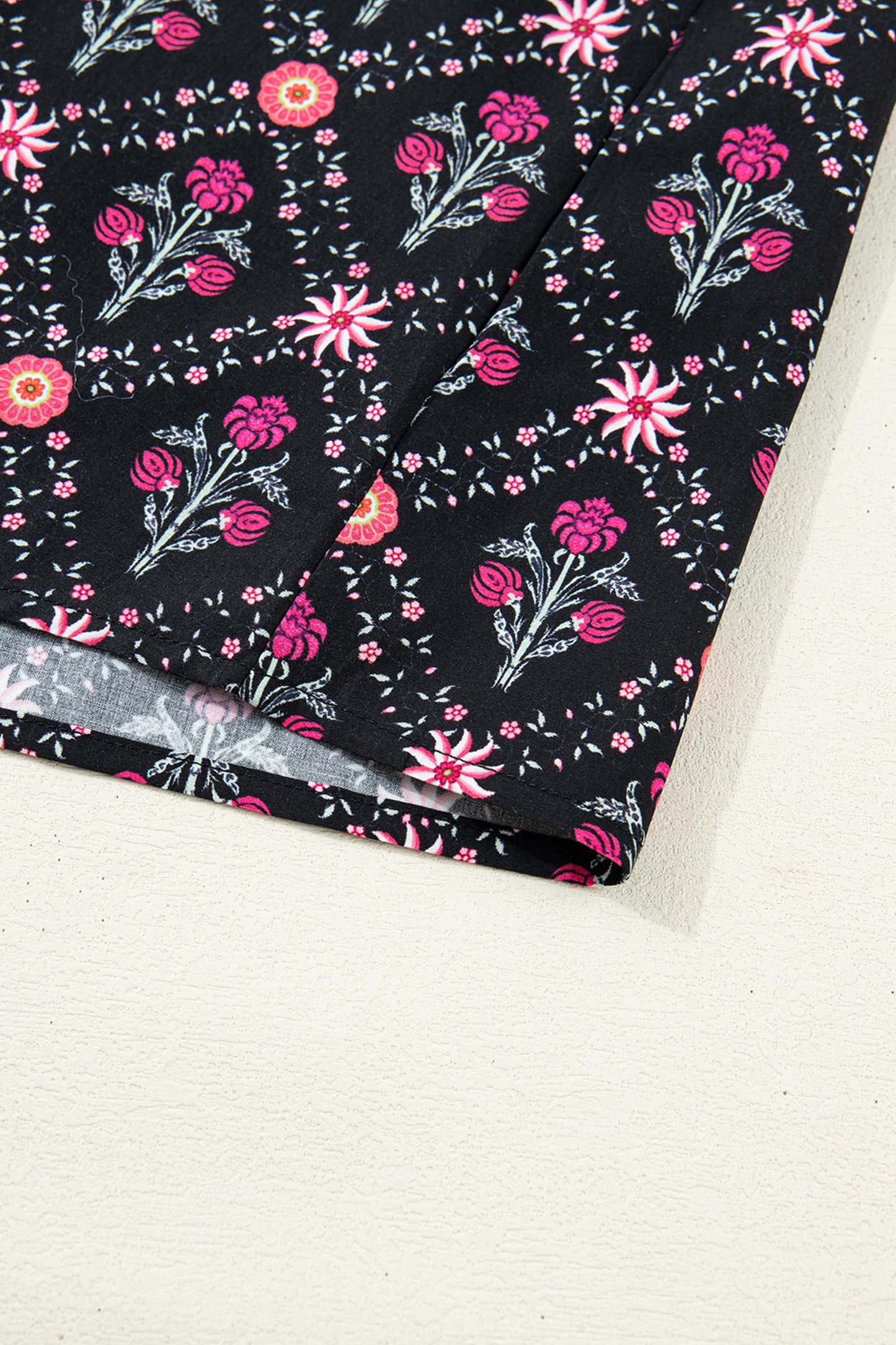 Dark Romance Floral Top