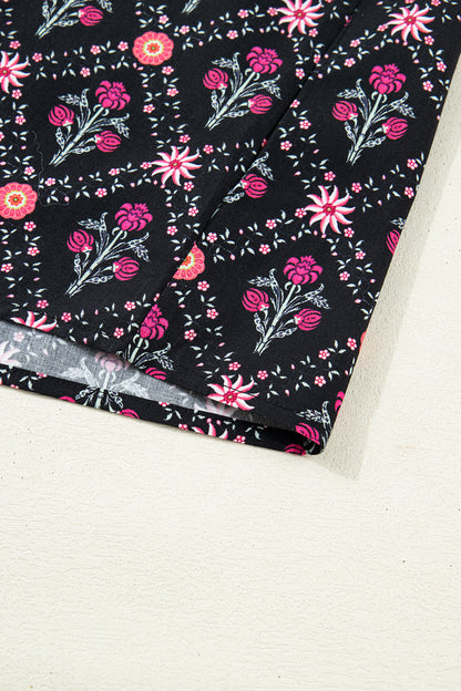 Dark Romance Floral Top