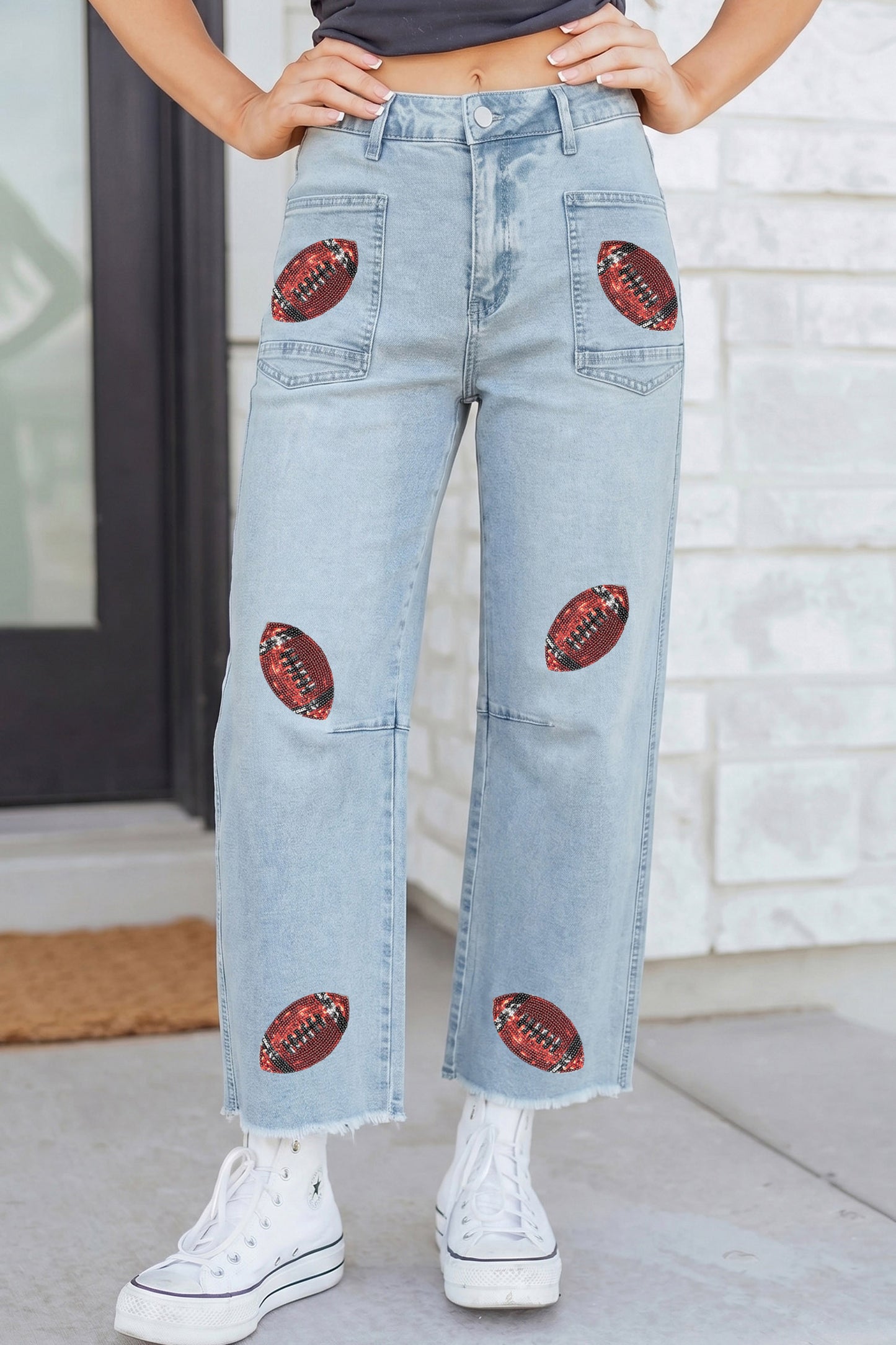 Football Fever Sequin Jeans