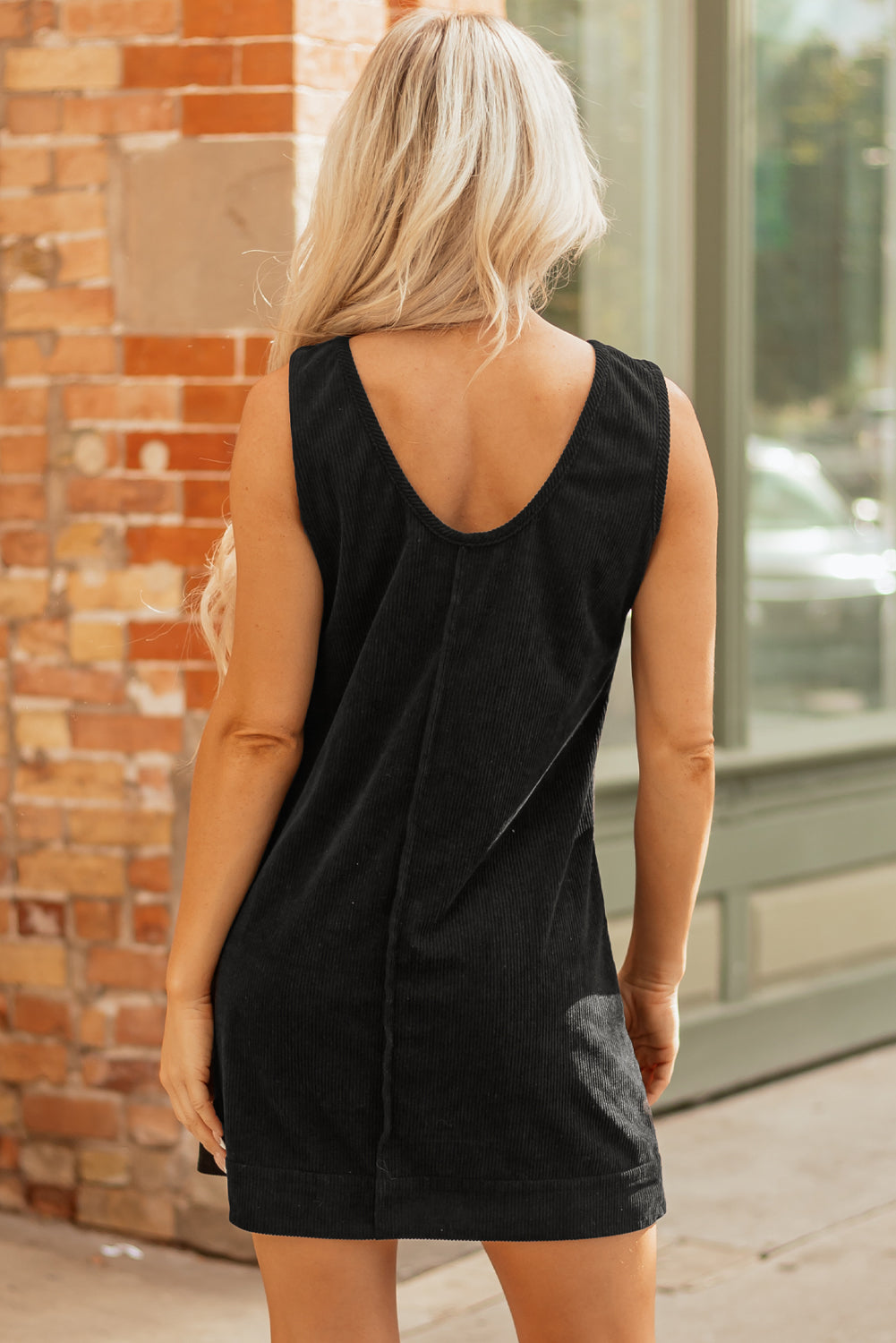 Layer Me Up Corduroy Mini Dress