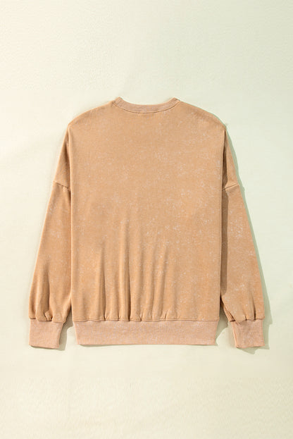 Game Day Leopard Football Sweatshirt