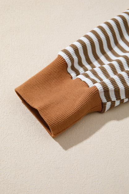 Mixed Signals Striped Top
