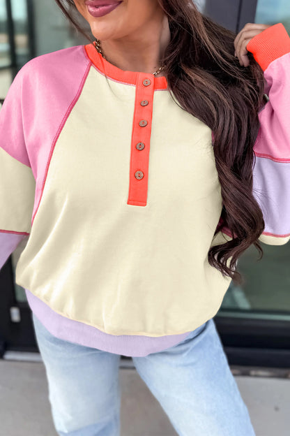 Candy Crush Colorblock Pullover