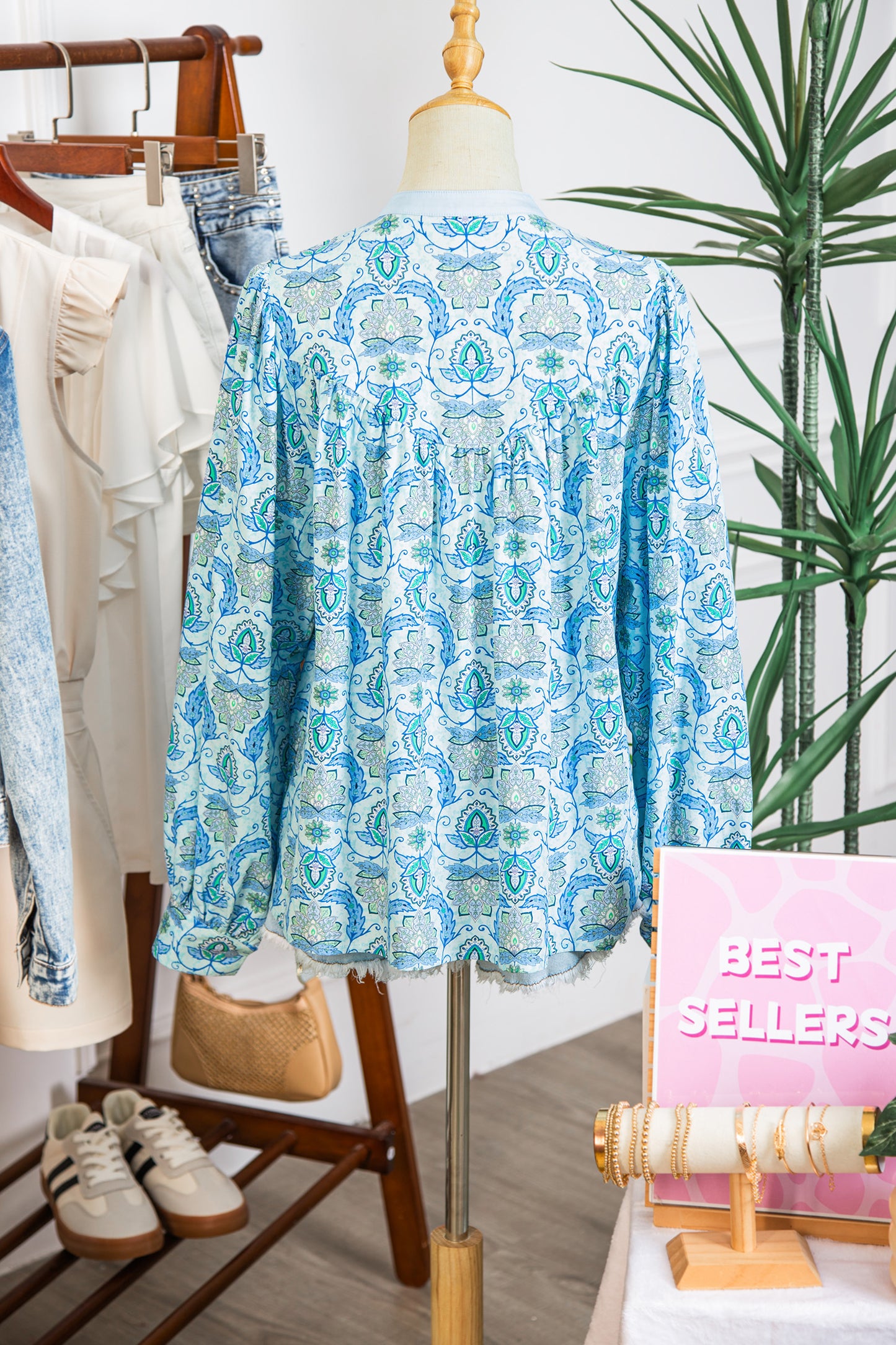 Sweet Paisley Dreams Button Down Top