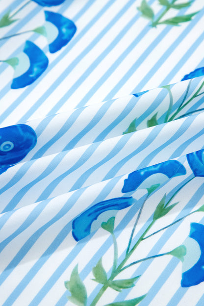 Blue Belle Bloom Mini Dress