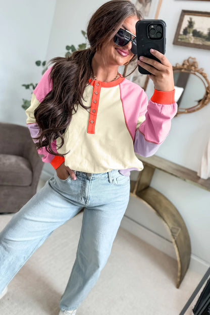 Candy Crush Colorblock Pullover