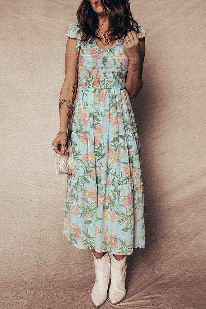 Smock Of The Town Midi Dress