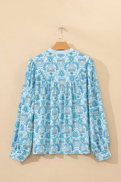 Sweet Paisley Dreams Button Down Top