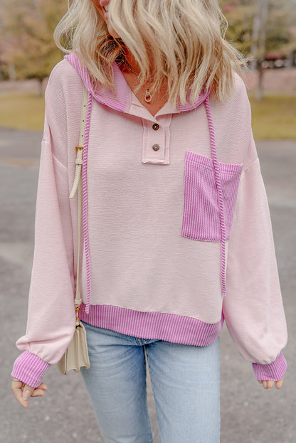 Blush Hour Hooded Top