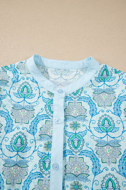 Sweet Paisley Dreams Button Down Top