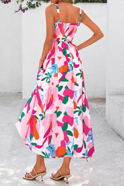Pink Oasis Floral Maxi Dress