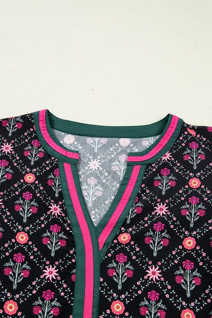 Dark Romance Floral Top