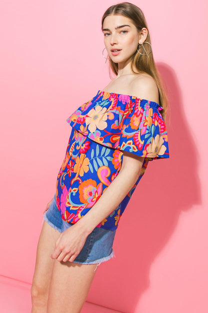 Flying Tomato Believe In Destiny Poplin Top